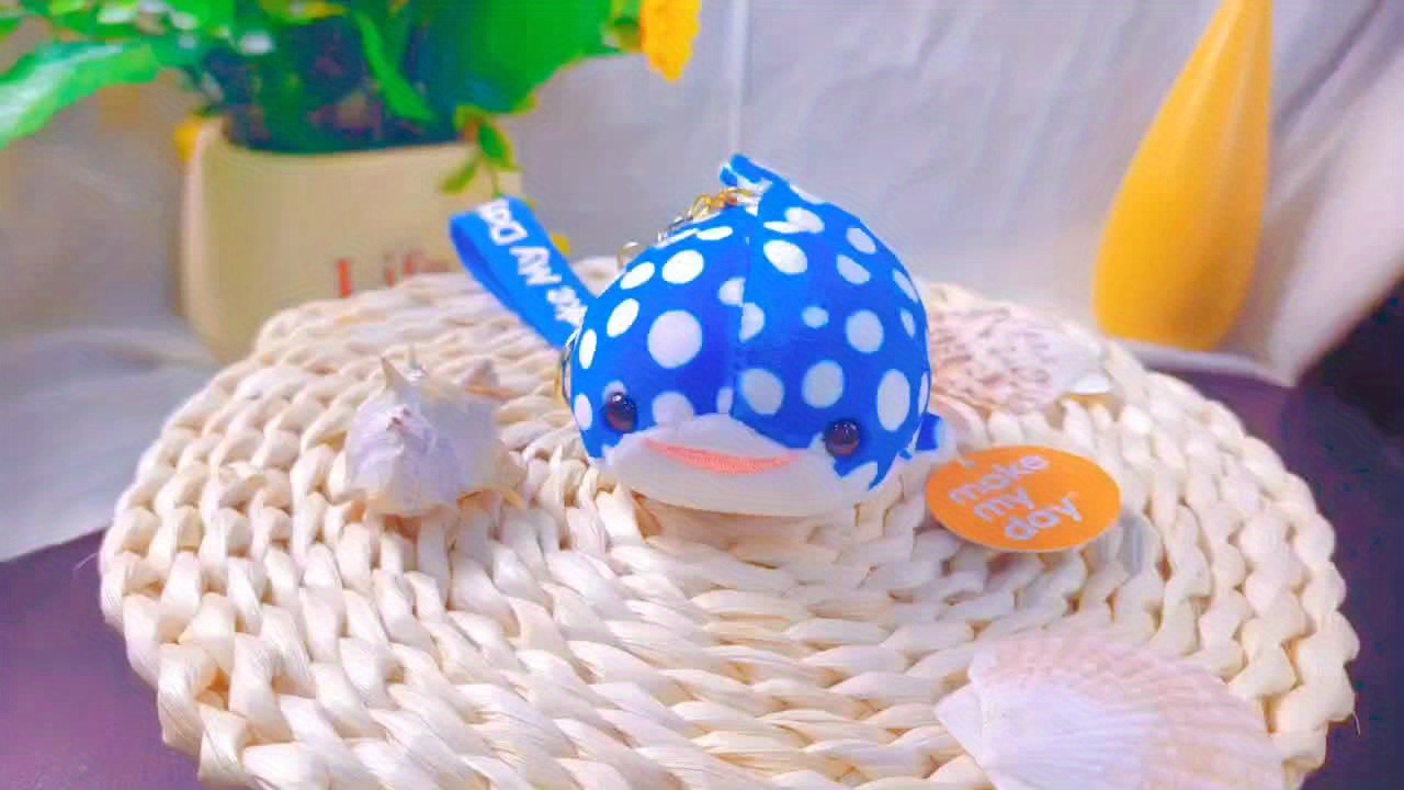 Whale Shark Plush Toy Keychain Bag Decoration Small Doll