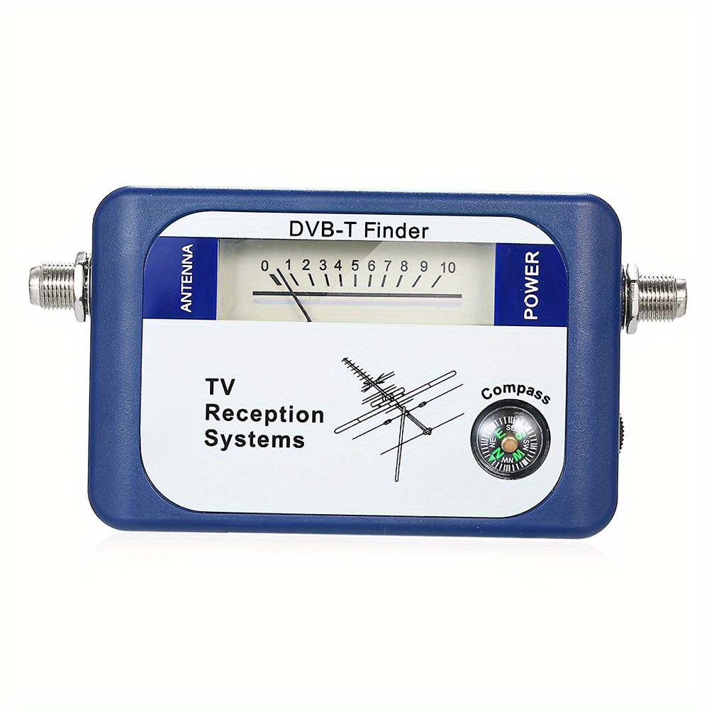 

Dvb- Satellite Signal Meter Aerial Terrestrial Tv Antenna With Compass Tv Reception Systems