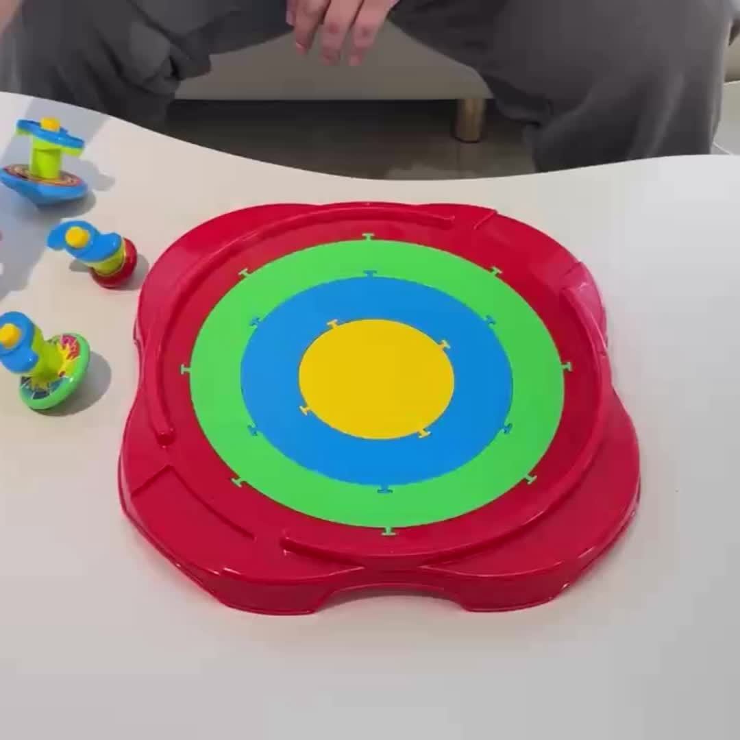 Colorful Layer Spinning Tops Family Game Gift