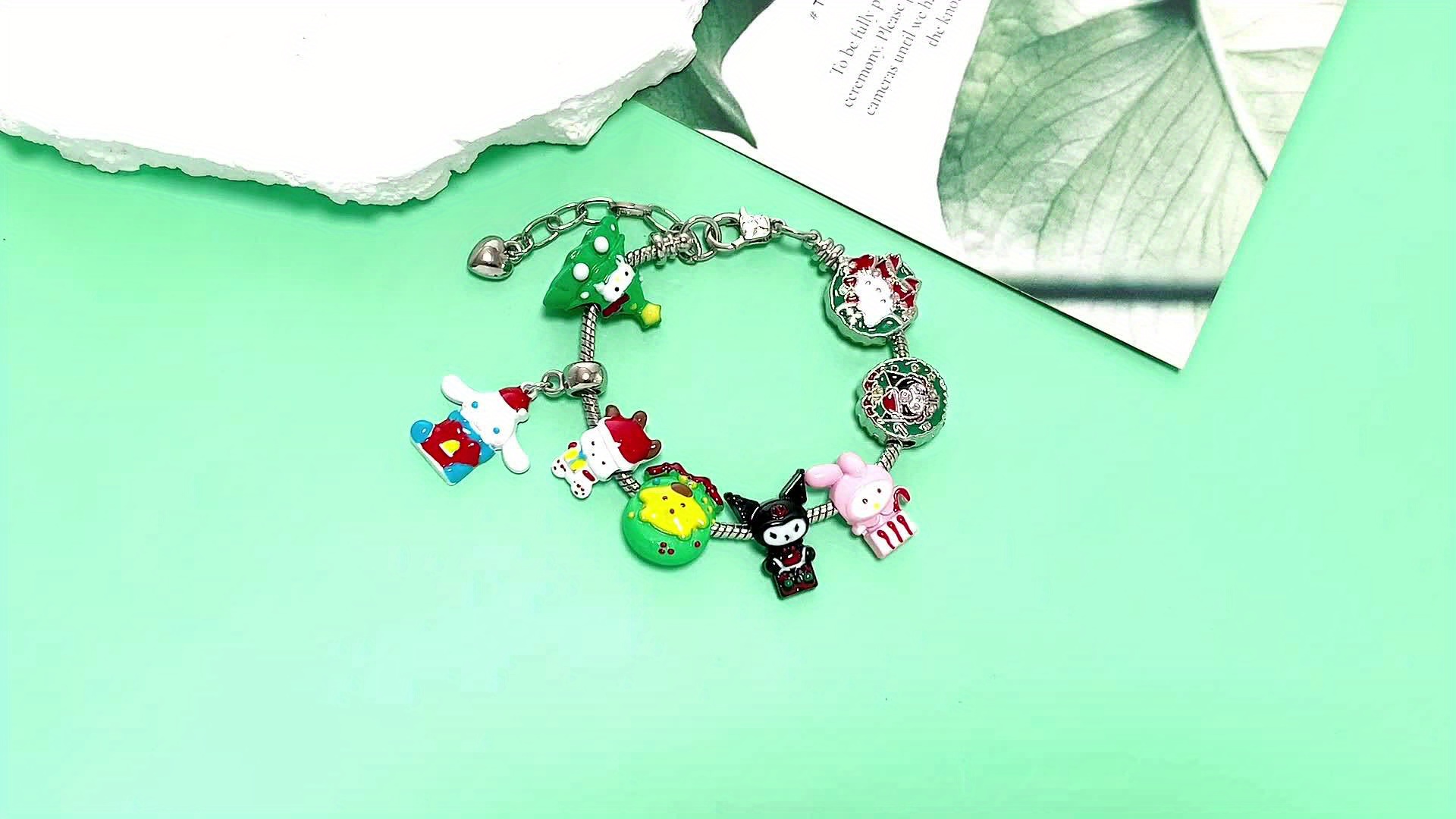 Cute Anime Christmas Style Bracelet Cute Hello Kitty - Temu