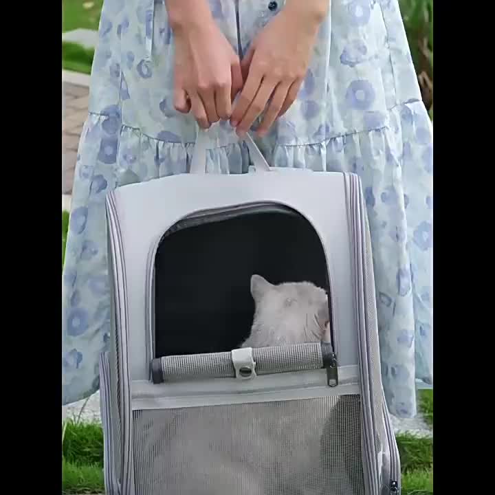 Cat Backpack Carrier Cat Travel Outdoor Shoulder Bag For - Temu