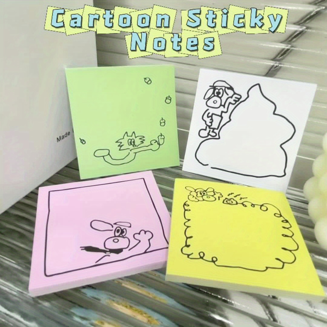 Cute Pet Special shaped Combination Sticky Notes Student - Temu