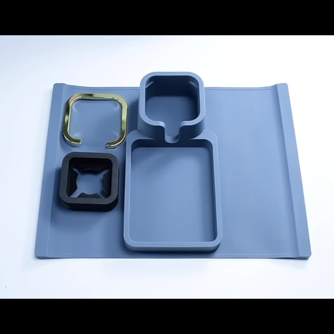 Silicone Cup Holder Coasters for Water Bottle, Spill-proof Drink Storage Tray