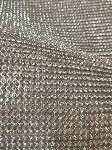 Rhinestone Sheets / Rhinestone Fabric/ Rhinestone Mesh , Full Sheet,  Beautifull Rhinestone Mesh Very Flexible Diamante Crystals 2 Mm 