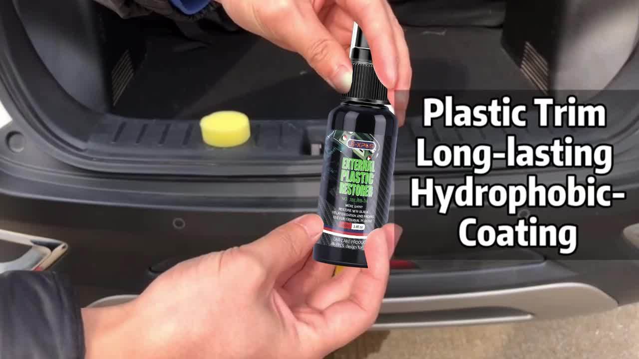  Meguiar's Ultimate Black Plastic Restorer - Restore Faded  Exterior Trim, Add Shine and Protect Exterior Trim with Durability and UV  Protection - Makes Trim and Plastic Look Like New, 10 Oz