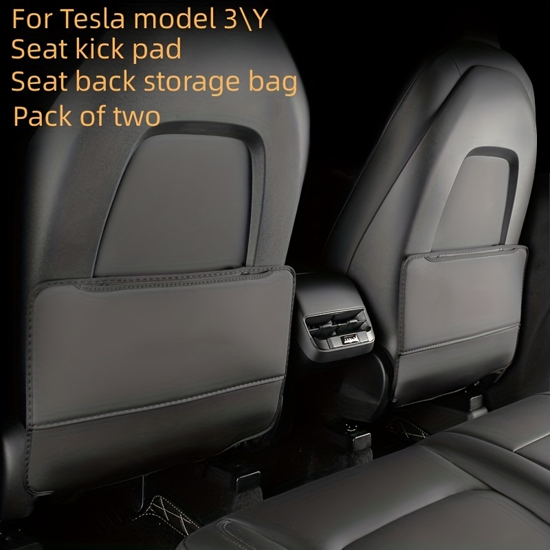Pour Tesla Model 3 Modèle Y Modèle X Oreiller Cuir Style Mémoire