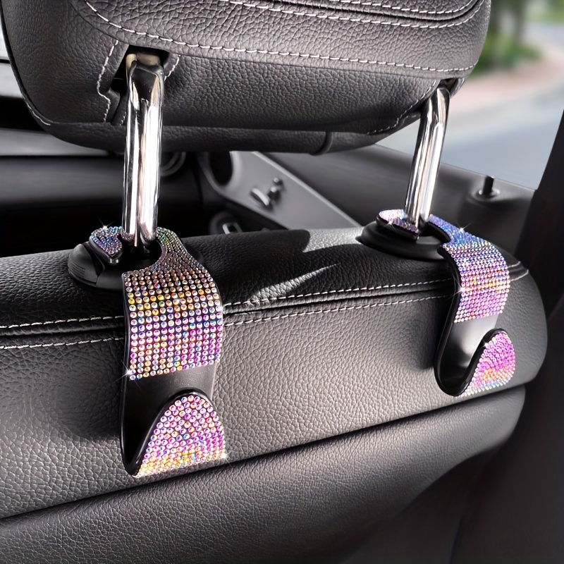 15 Pièces Accessoire Voiture Femme Bling Bling, Deco Voiture Femme Strass,  Voiture Interieur Bijoux USB Chargeur Rapide/Coasters Glitter/Appuie Tête