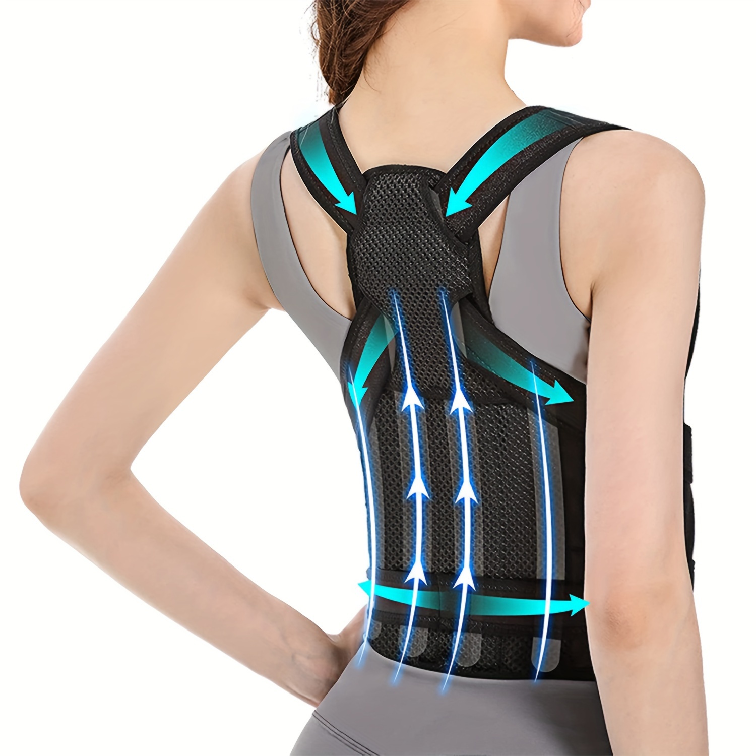 Improve Your Posture Instantly With This Adjustable Back Posture Corrector  Belt!