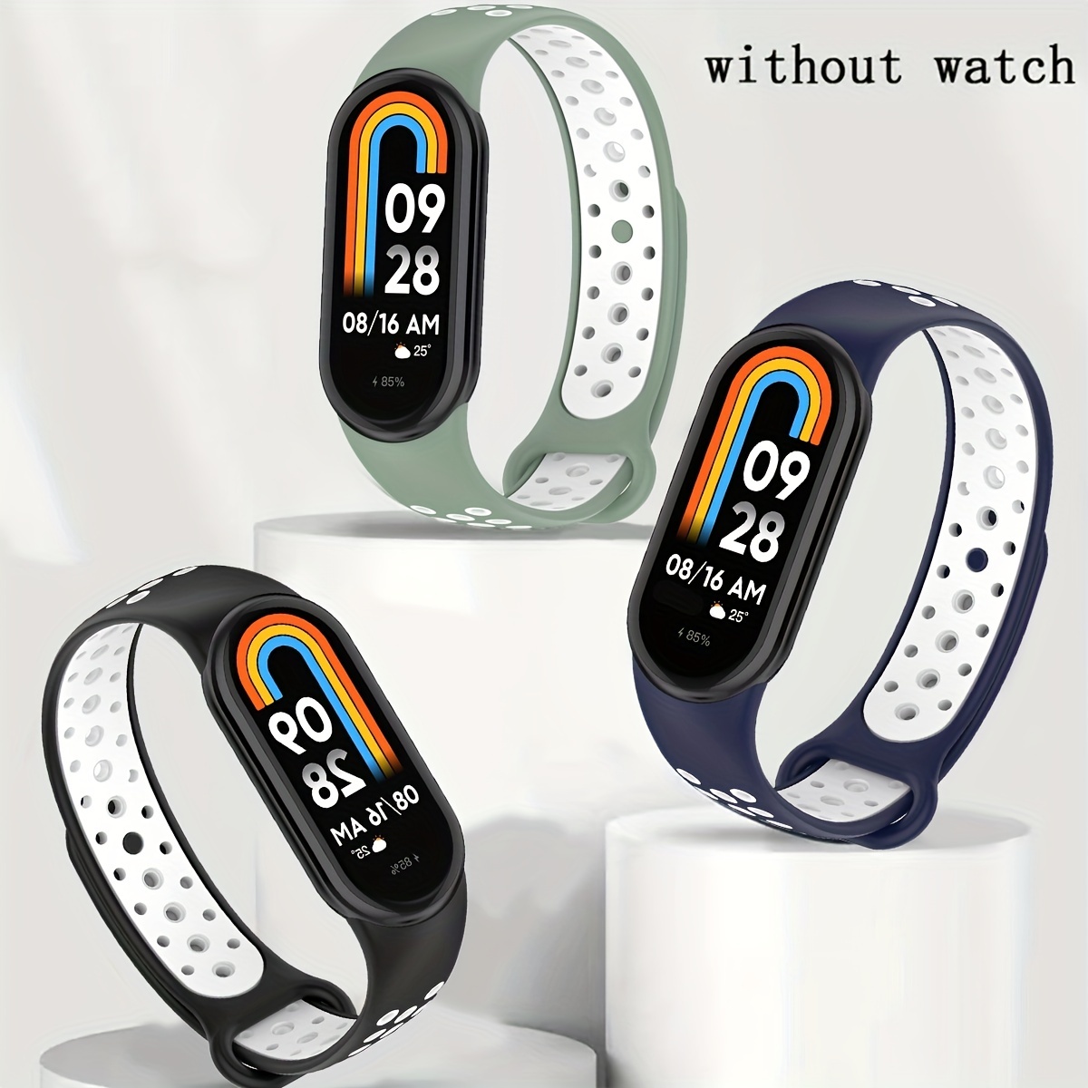 Correa De Reloj De Silicona Suave De Moda Para Huawei Band 8 Smartwatch  Band8 Deportiva Con Funda De Tpu