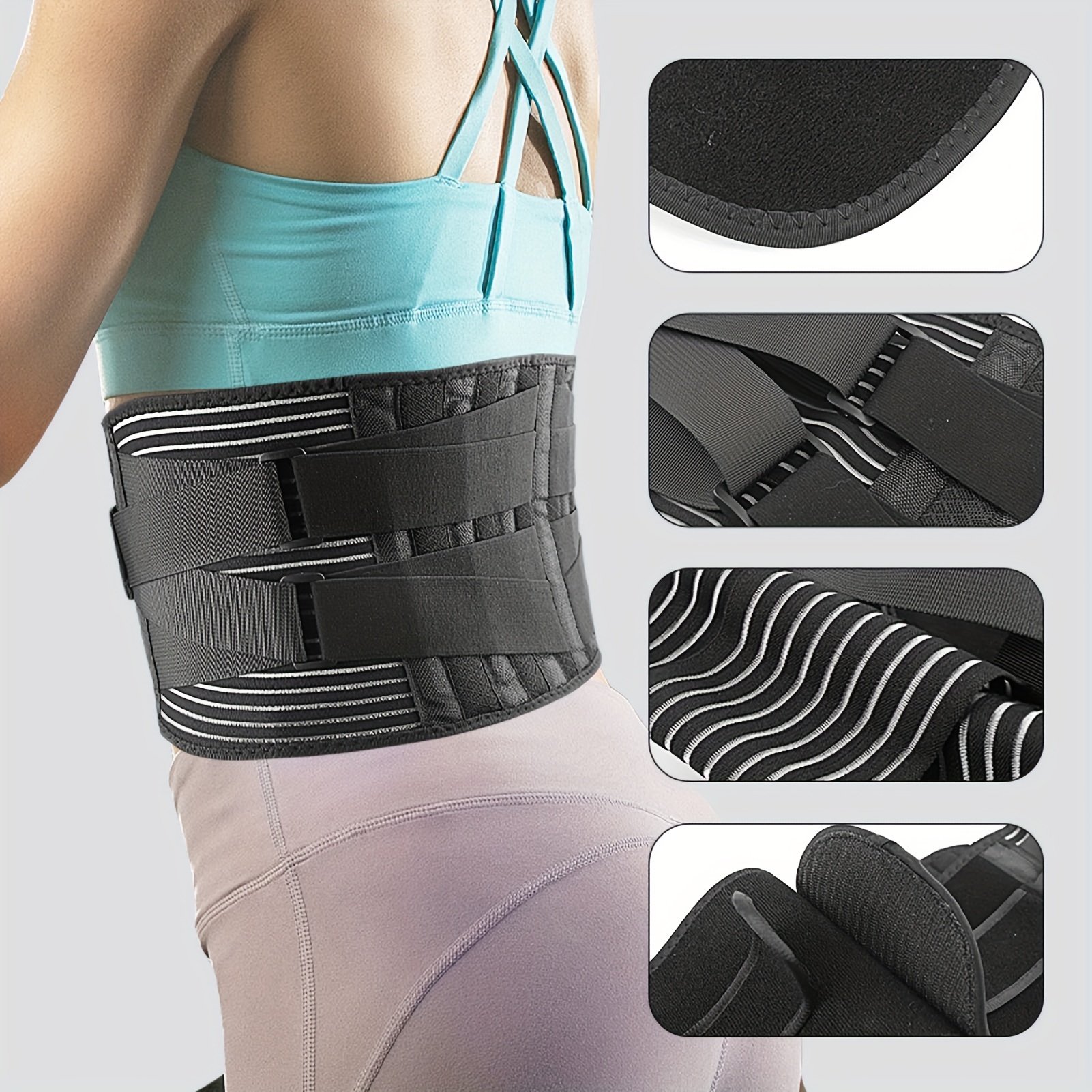 Unisex Weightlifting Belt Quick Locking Back Support Waist - Temu