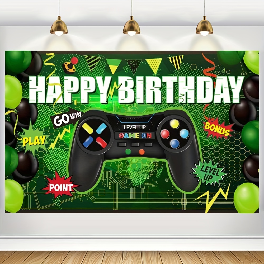 Telón De Fondo Fiesta De Cumpleaños Minecraft De Tela Tema Decoración  Banner Brithday Decoraciones Adornos Fiestas