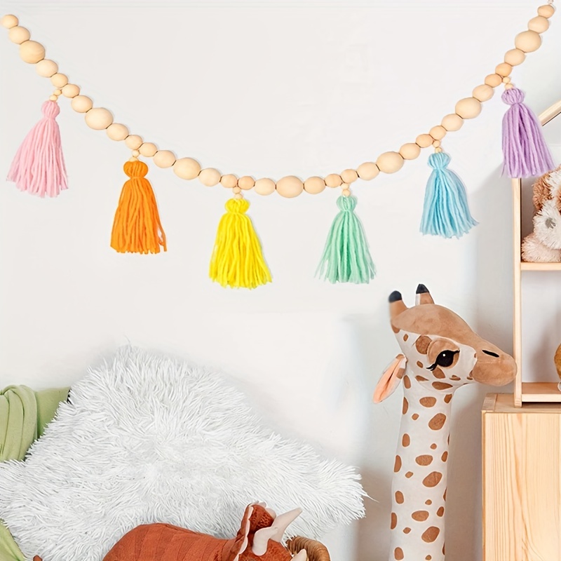 Brighten Up Your Home With Bohemian Tassel Garland Perfect - Temu