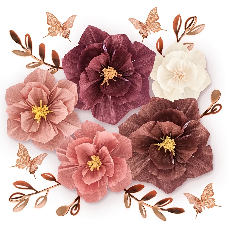 Waterproof Network Red Paper Minimalist Paper Paper Flower - Temu