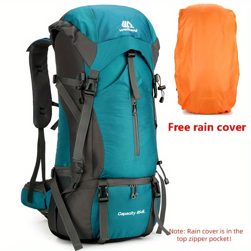 Comprar Mochila de senderismo para acampar de 50L, mochila de viaje  impermeable de gran capacidad para montañismo