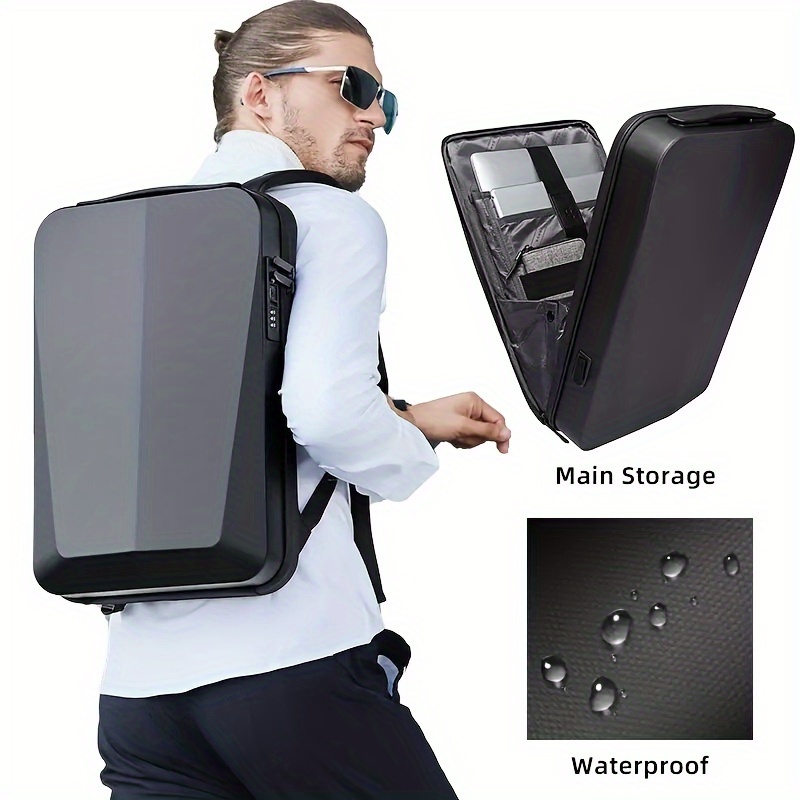Mochila para laptop de 15.6 pulgadas, delgada y duradera, mochila de viaje  con puerto de carga USB, bolsa de computadora para la escuela