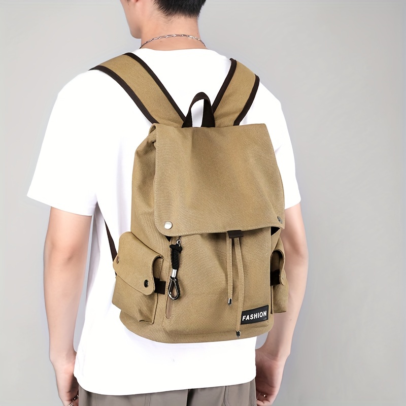 Pvc Material Cross Body Bag Shoulder Bag Outdoor Sports Leisure Trendy Men's  Backpack - Temu