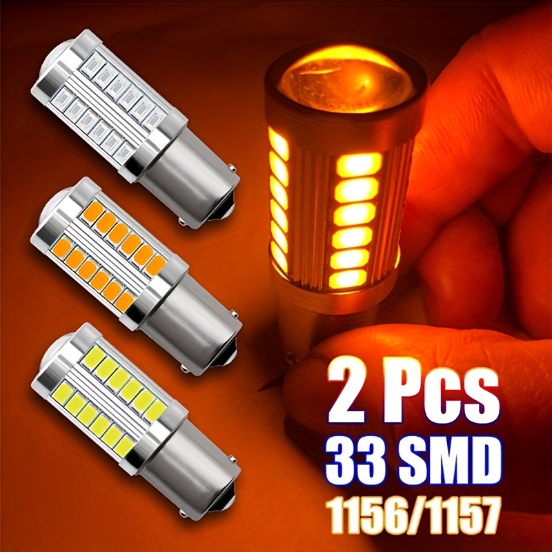 2Pcs H1 Led Bulbs Super Bright White High Power 10 SMD 5630 Auto