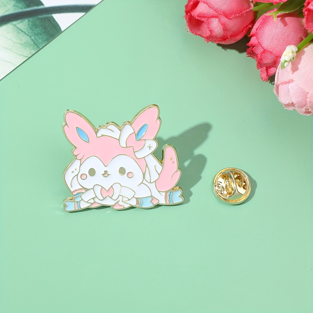 Cute Alloy Mobile Game Controller Flower Badge Pin For - Temu