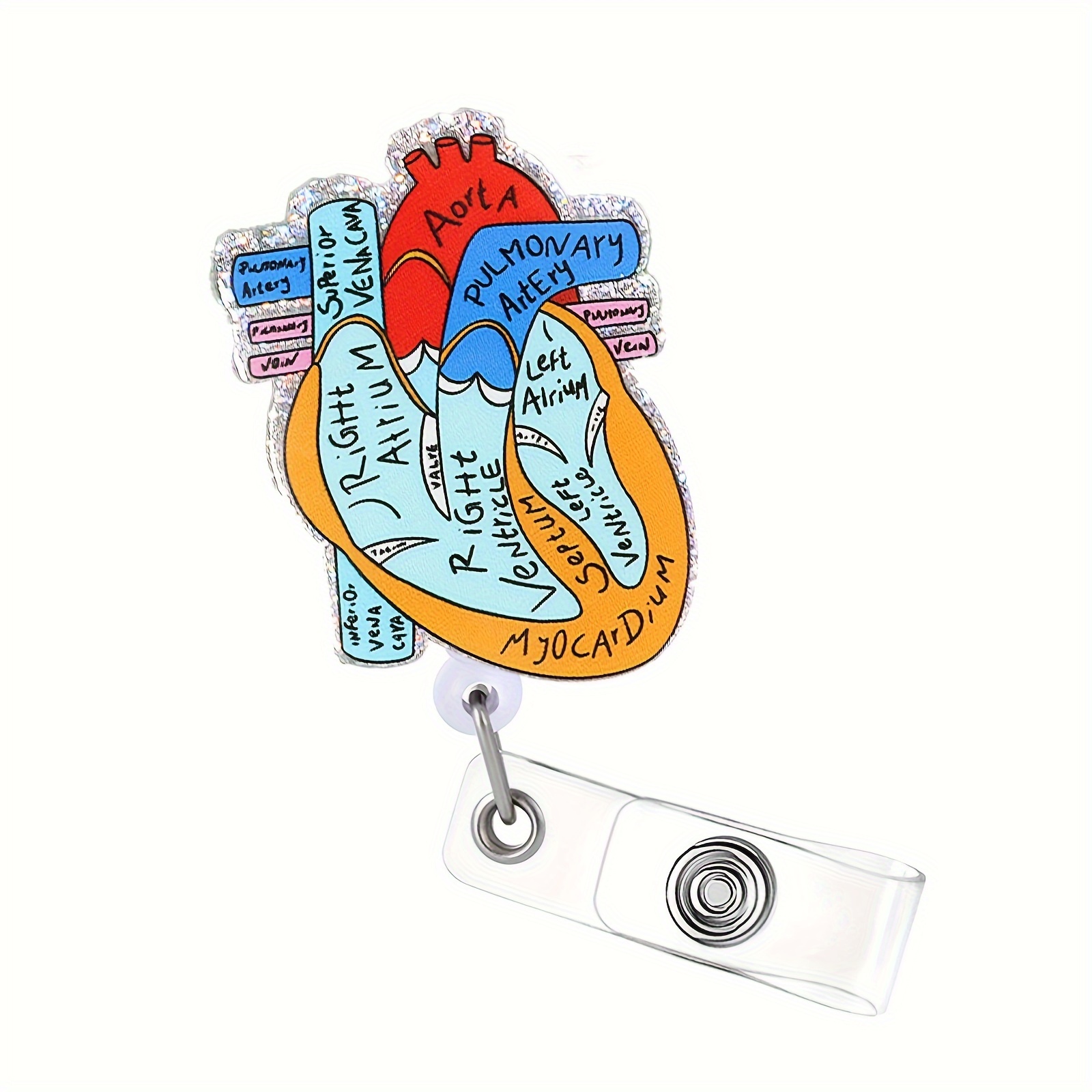  Plifal Badge Reel Holder Retractable with ID Clip for Nurse  Nursing Name Tag Card Cute Funny Nursing Student Doctor RN Medical  Assistant Work Office Alligator Clip,Gifts for Nurses(Scrub Life) 