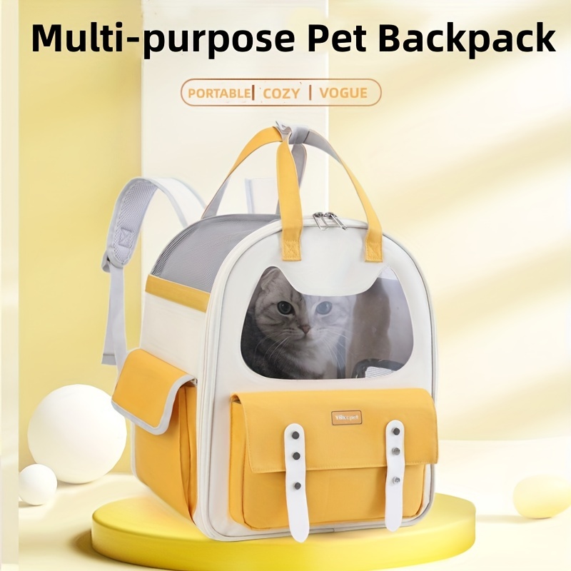 Cat Bag Portable Space Capsule Cat Shoulder Bag Breathable - Temu