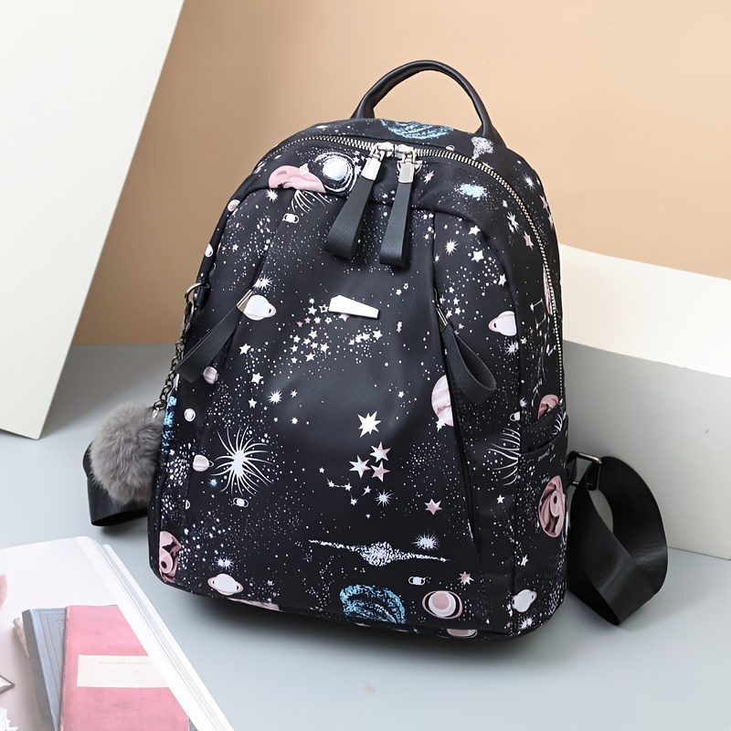 All Over Leopard Pattern Backpack, Zipper Storage School Bag, Women's  Trendy Rucksack - Temu Japan