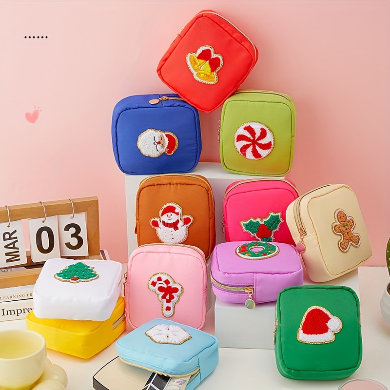 Stylish Letter Print Girl Makeup Bag, Lanyard Storage Zippered Bag, Perfect  Coins Cosmetic Bag For Travel - Temu