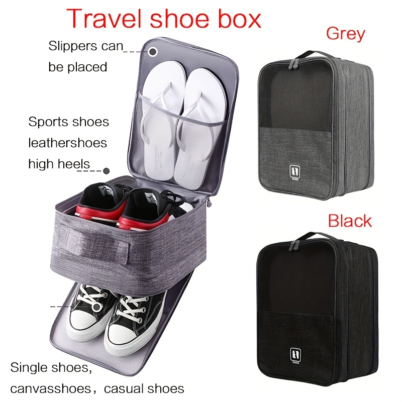 Portable Shoe Bags For Travel Multifunctional Shoes Storage - Temu