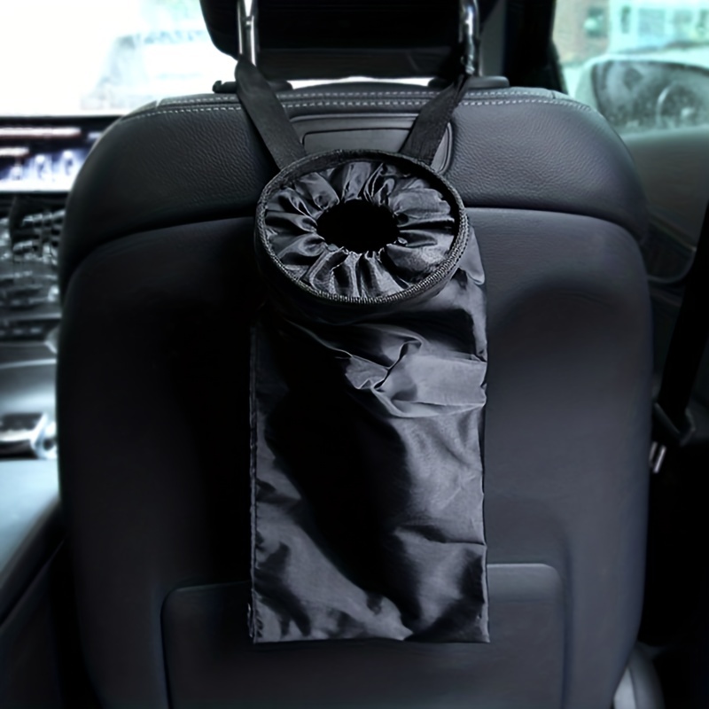 Car Trash Bag, Superior Pu Leather With Led Light And Magnet Closure  Design, Bundle With Tissue Box And 30 Disposable Inner Garbage Bags,  Waterproof V