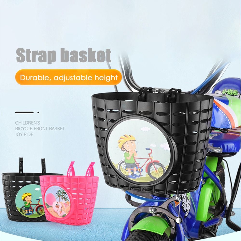 Children\'S Car Basket Scooter Plastic Basket Front Basket Basket Bicycle 