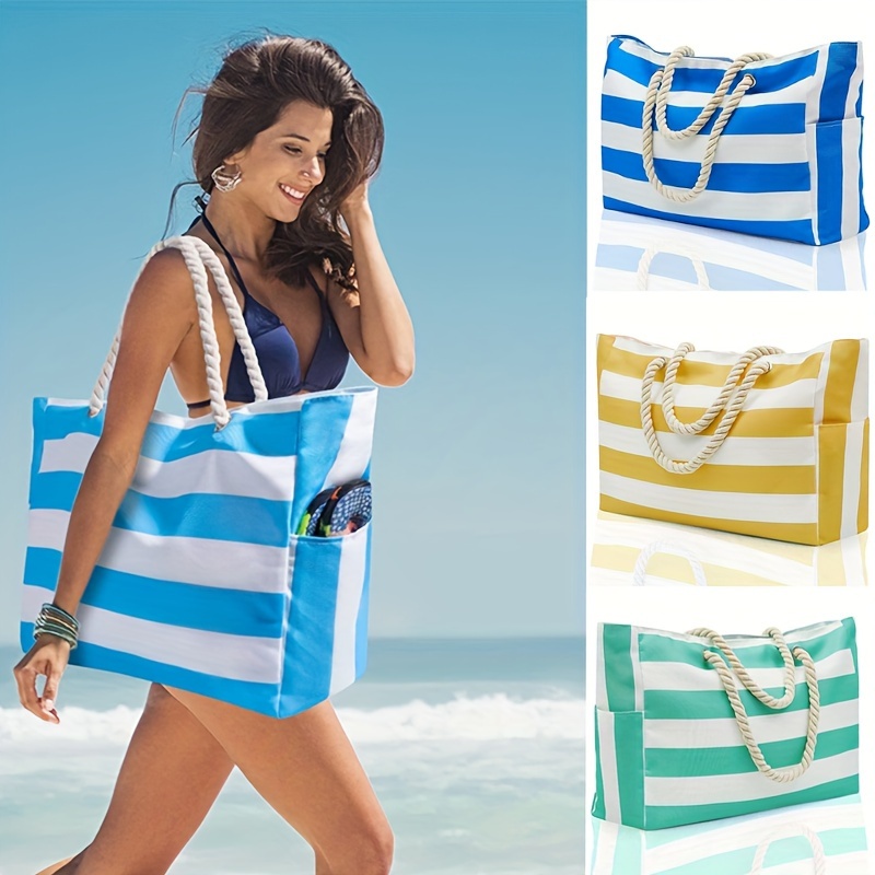 Summer Simple And Stylish Handheld Tote Bag