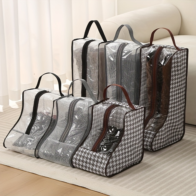 Clear Boot Storage Bag Portable Dust Cover For Short - Temu