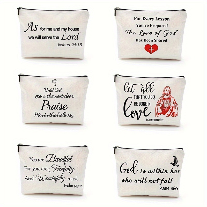 Sunday School Teacher Gift Bible Study Teacher Gift Christian Gift for  Women Christian Pencil Pouch Christian Pencil Case 