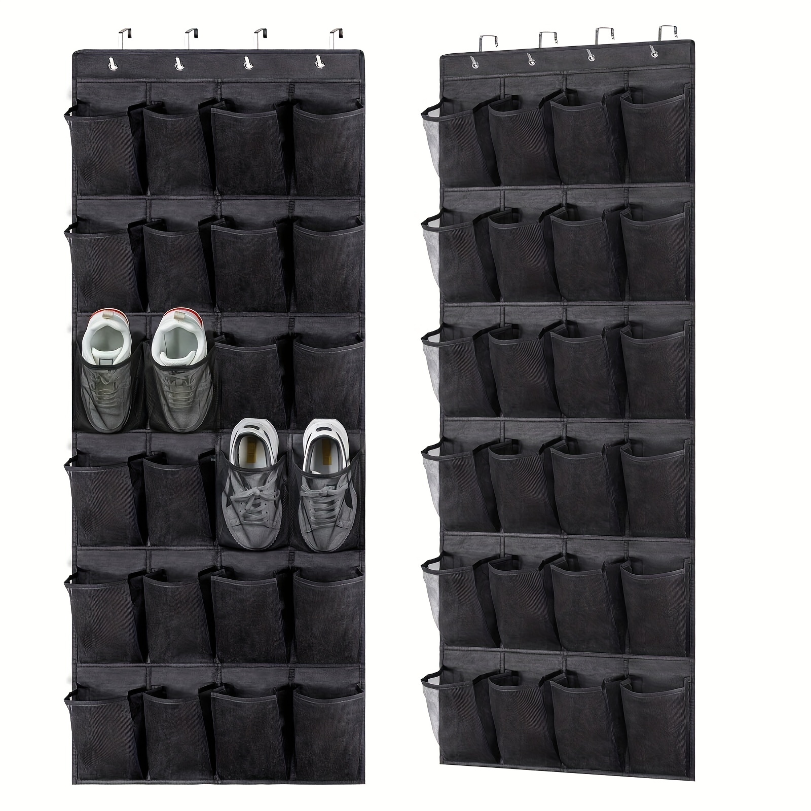 Smart Design Juego de 3 organizadores de zapatos con 12 compartimentos  debajo de la cama, con cedro aromático, capacidad para 12 pares de zapatos