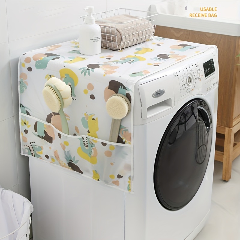 Cartoon Refrigerator Dust Cover Multi functional Storage - Temu