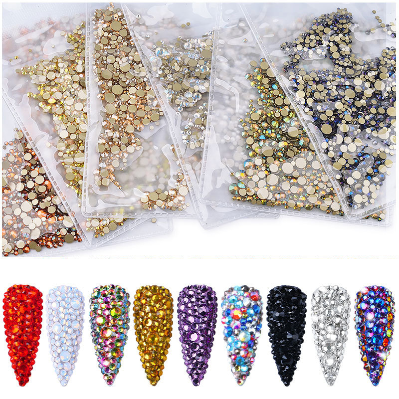 4000/6000/8000pcs Black Resin Beads, Round Flat Back Rhinestones, Crafts  Clothes Shoes Cups Bottles Nail Art Makeup Cell Phone Cases DIY Accessories