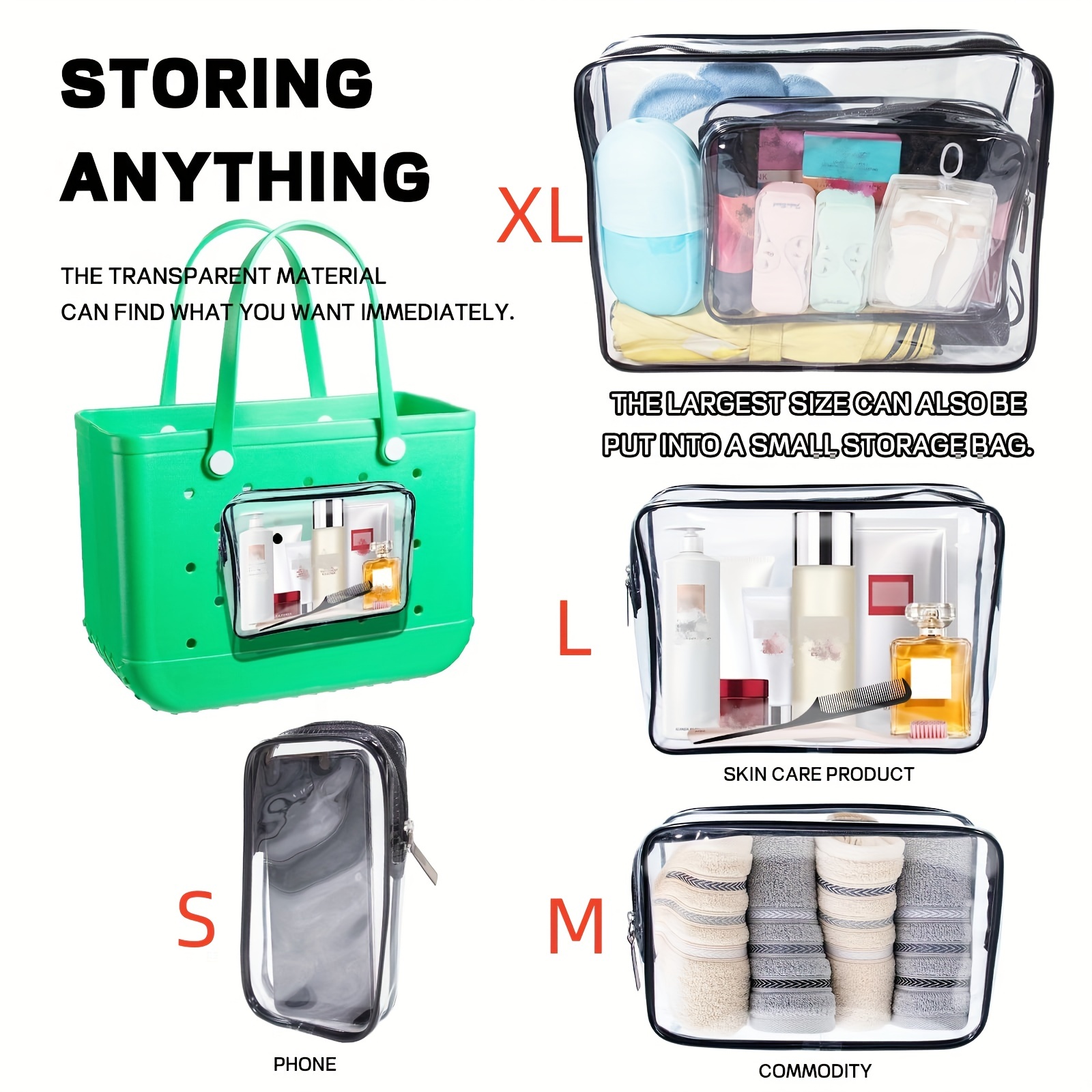 Fits For PALM SPRING Mini Backpack Storage Bags Felt Makeup Bag Organizer  Insert Bag Organizer Insert Travel Cosmetic Bag