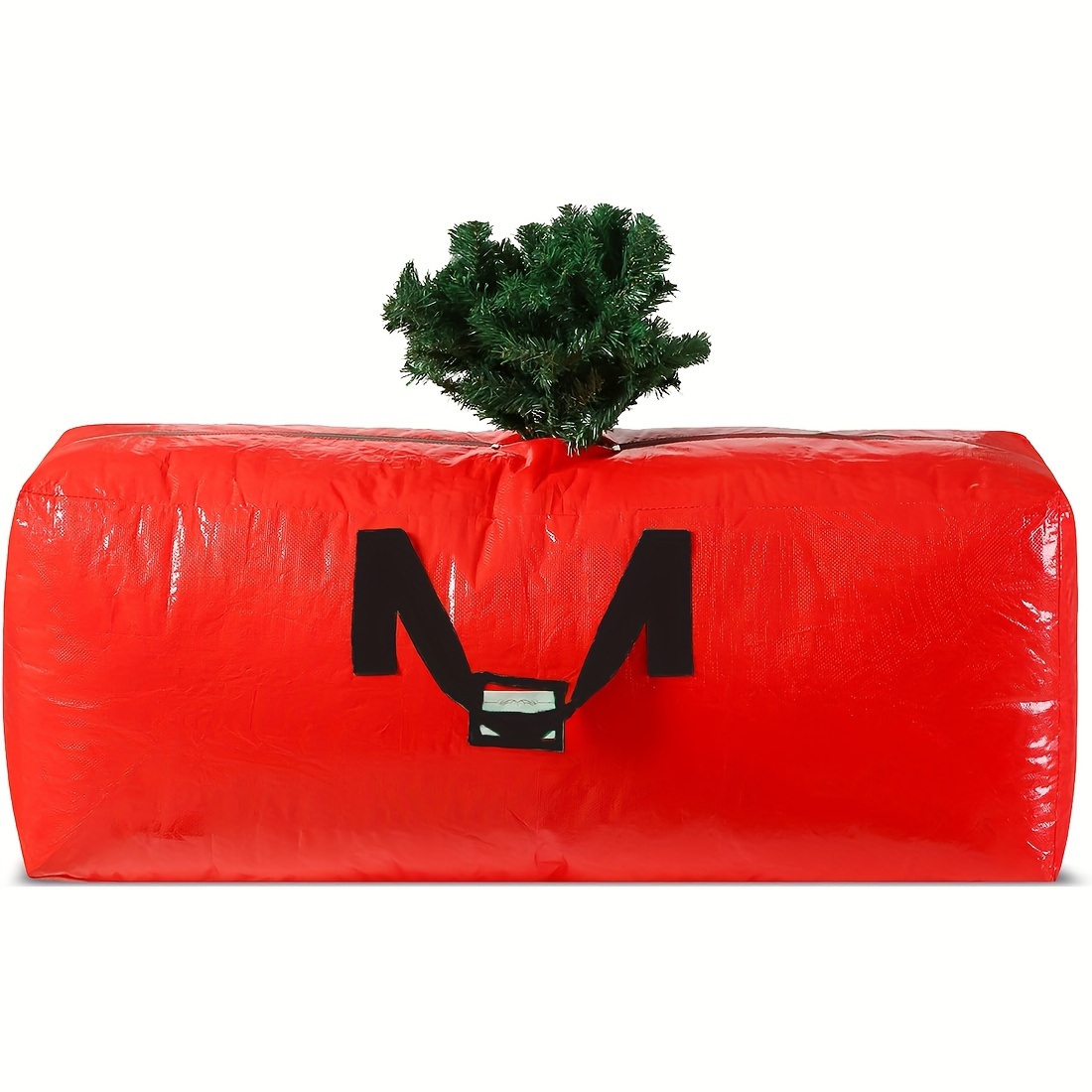 Holiday Spirit Bolsa Árbol Navidad, Bolsa para Guardar Árbol de Navidad con  Asas Reforzadas y Resistente y Cremallera,Material Resistente al Agua  Protege de la Humedad, Se Adapta Hasta 2,7 m (Verde) 