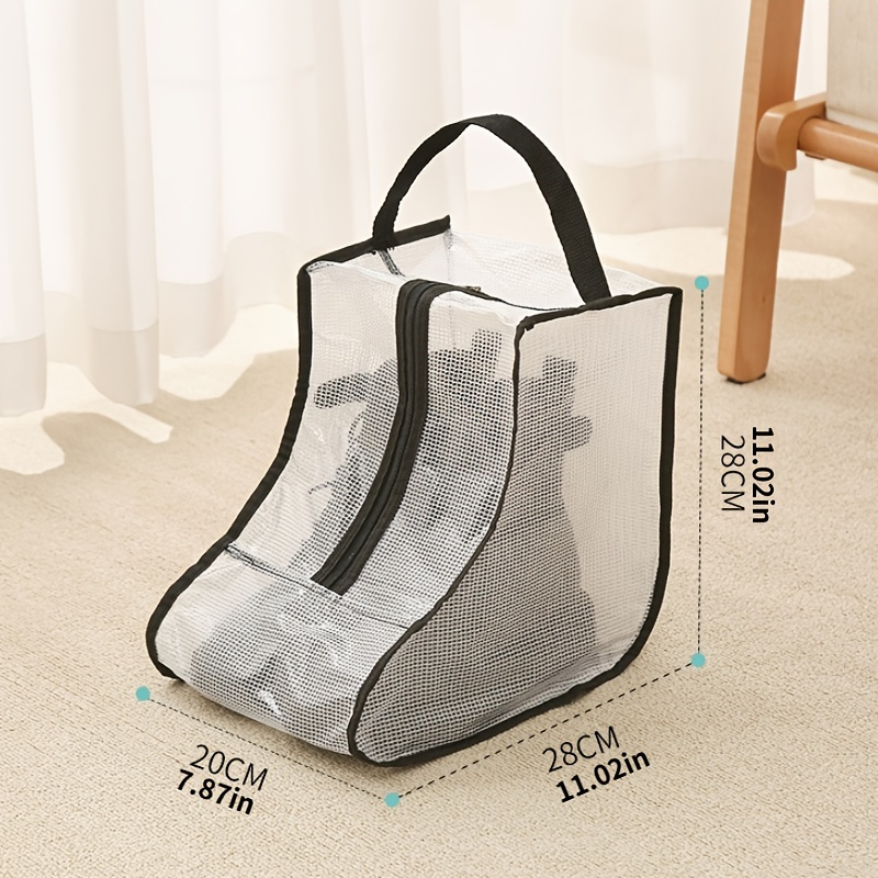 Clear Boot Storage Bag Portable Dust Cover For Short And - Temu