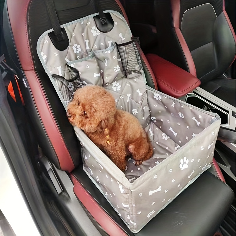 Siège de voiture Portable pour animaux de compagnie,pour petits chiens,chats,contrôle  Central de voyage,lit pour chien,Transport,sacoche de protection pour chien  - Type green