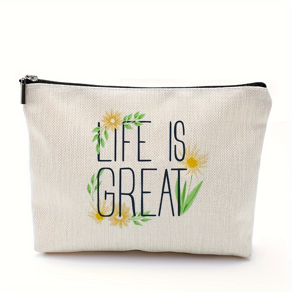 Life is good cosmetic deals bag