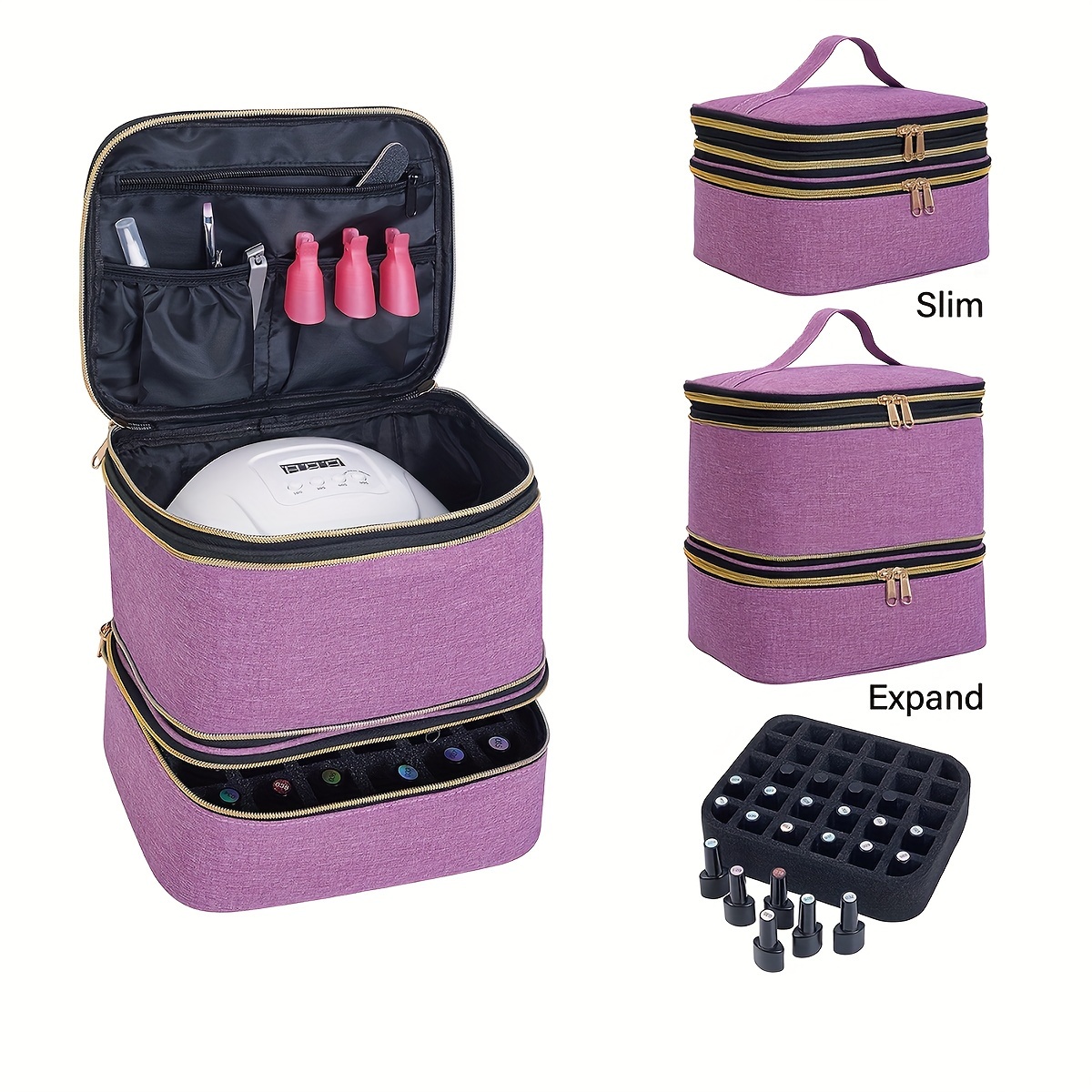 Organizador de esmaltes de uñas Dompel Smaltbag Modelo 994