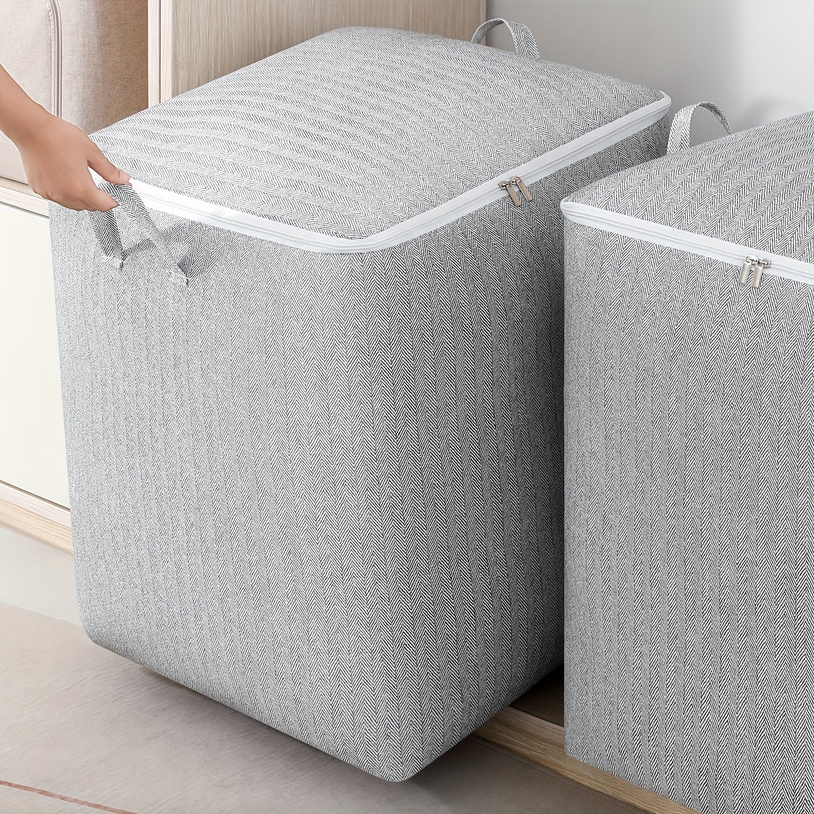 Foldable Dirty Clothes Basket, Collapsible Laundry Baskets With Reinforced  Carry Handle, Laundry Storage Organizer - Temu
