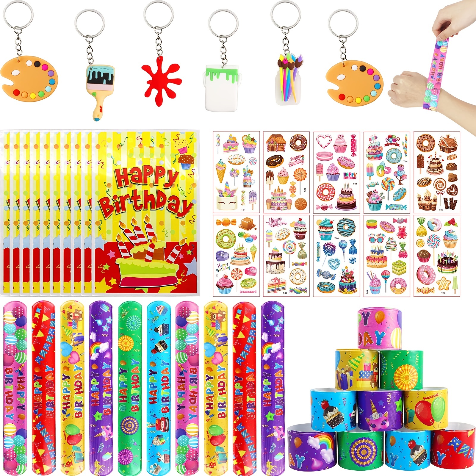 Set de 36 juguetes variados para piñata