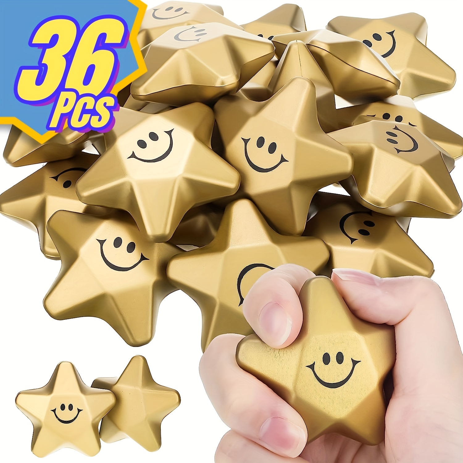  1620Pcs 0.6inch Gold Foil Star Stickers Labels for
