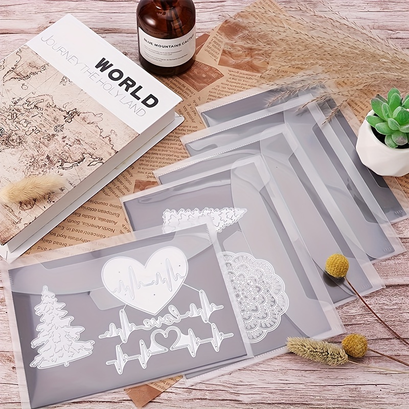 10pcs 0.5mm Strong Magnetic Sheets & Plastic Transparent Folder