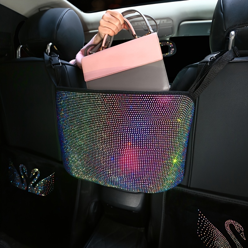 Interior de coche ostentoso,Conjunto de accesorios para coche con diamantes  de imitación brillantes para mujeres y niñas,Auto Interior Accesorios