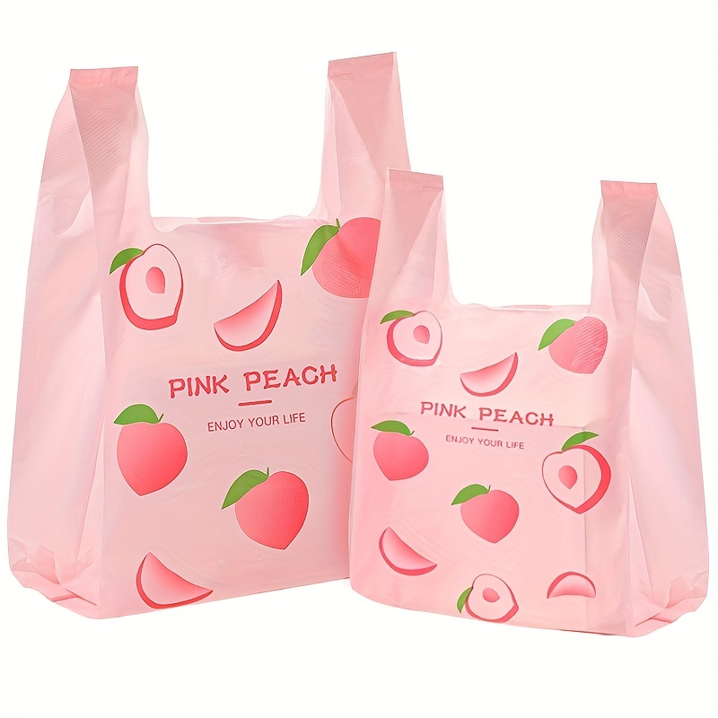 Paquete de 100 bolsas de plástico brillantes de 20 x 20 pulgadas de grosor  extra, asas troqueladas, bolsas de regalo, bolsas de compras para boutique
