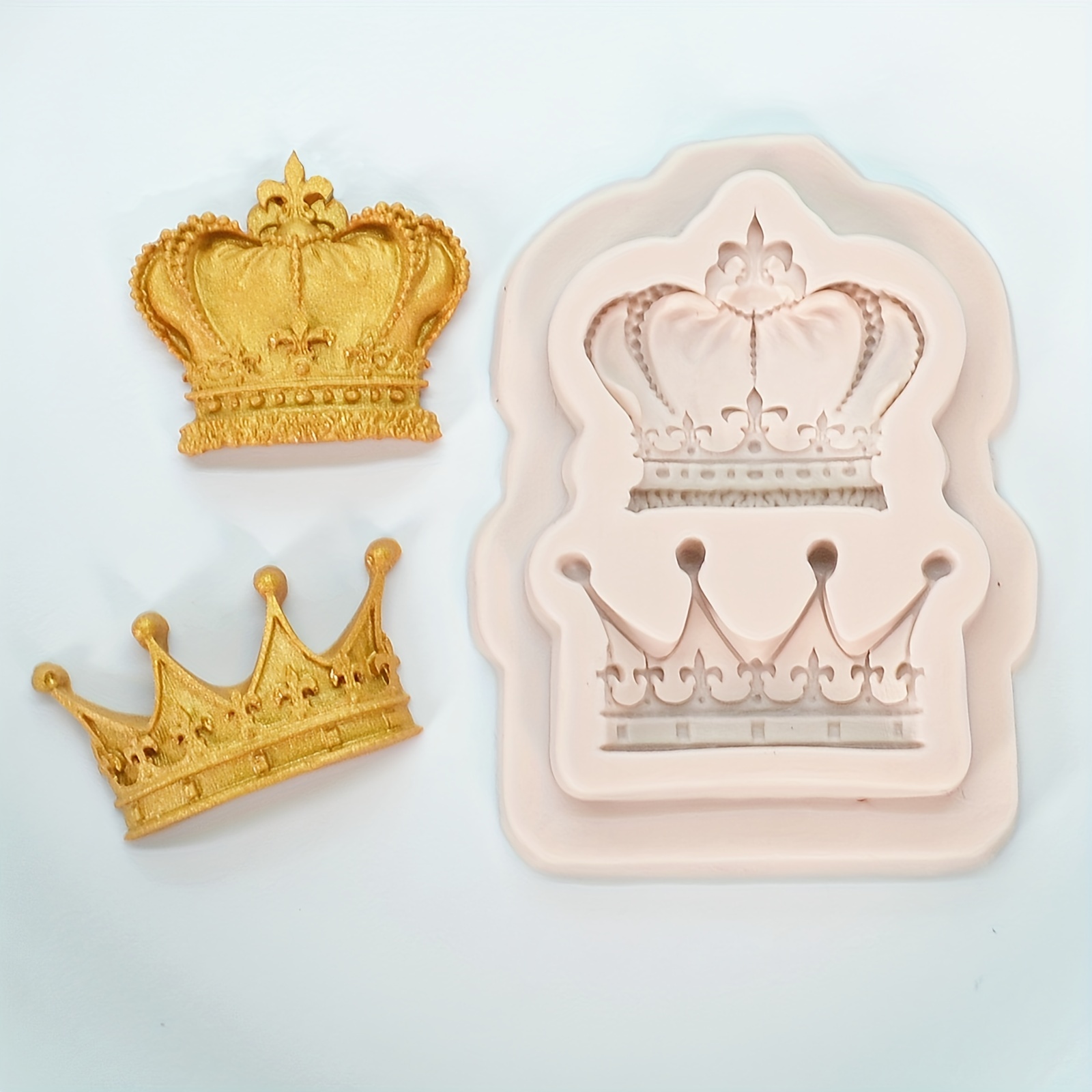Crown Silicone Mold SMALL for Fondant-resin-handcrafts-polymer Clay-jewelry  Making-candy-chocolate-handmade Molds. 