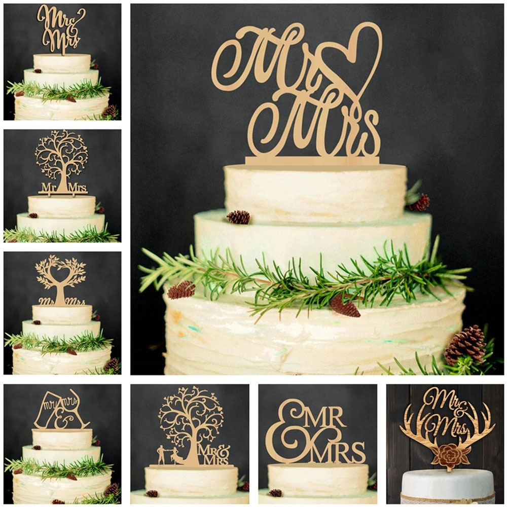 Cake Topper, Decorazione della Torta Nuziale Topper per torta nuziale  Coppia di Sposi Decorazione Ornamenti per Sposi per Festa di Vacanze  Matrimonio : : Casa e cucina