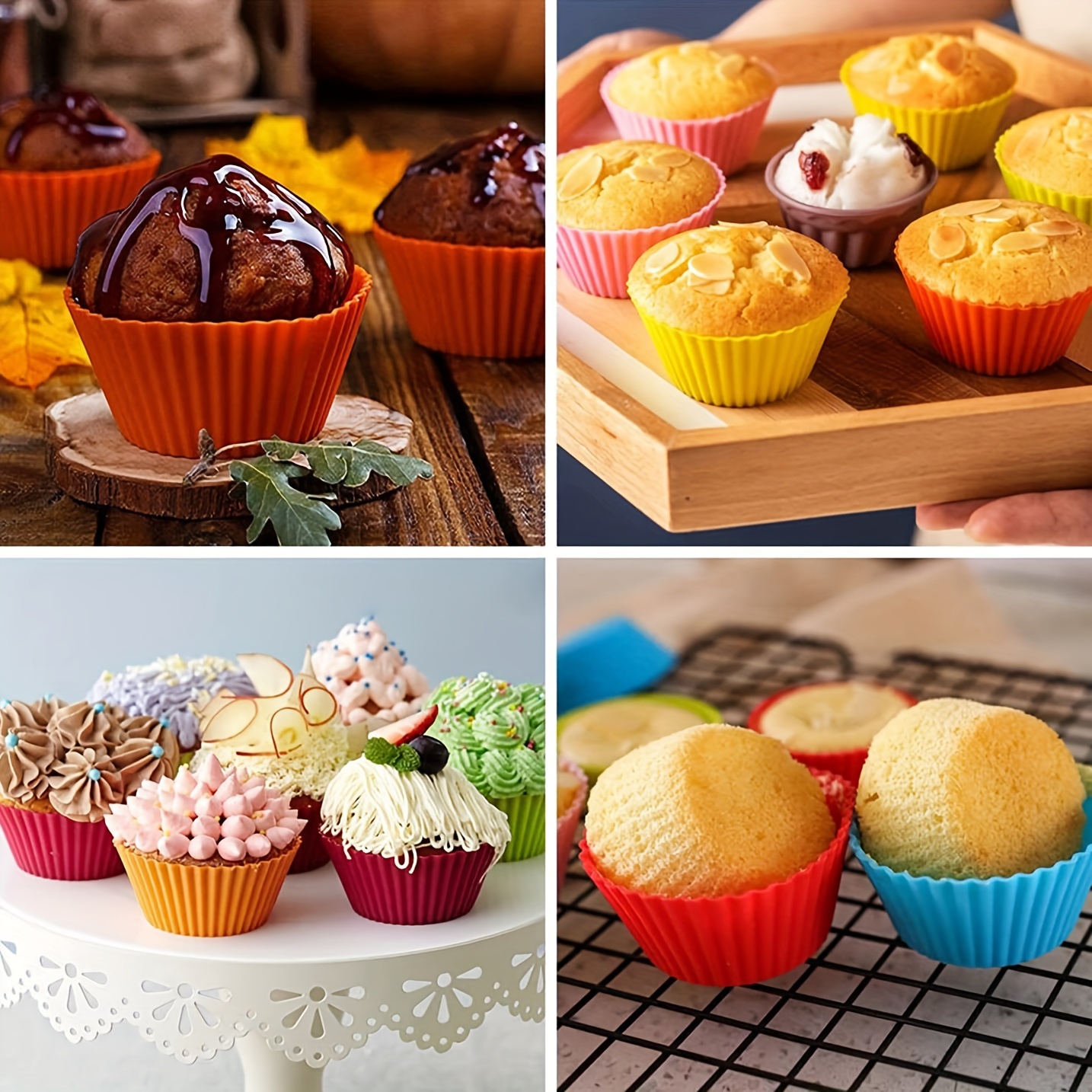 Silicone Cupcake Cups - Temu Australia